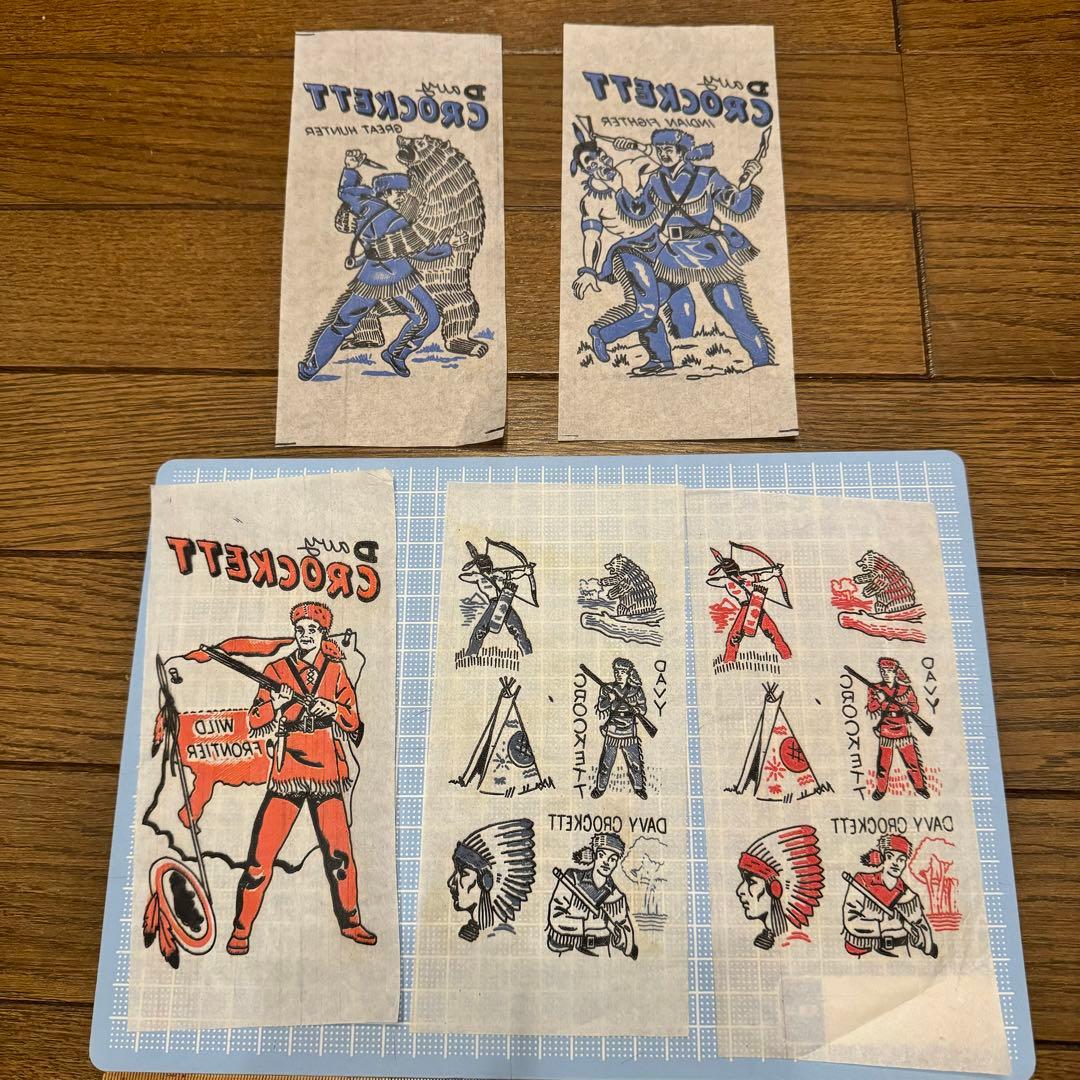 50sビンテージ古着アイロンプリント転写紙ネイティブUSAロカビリー