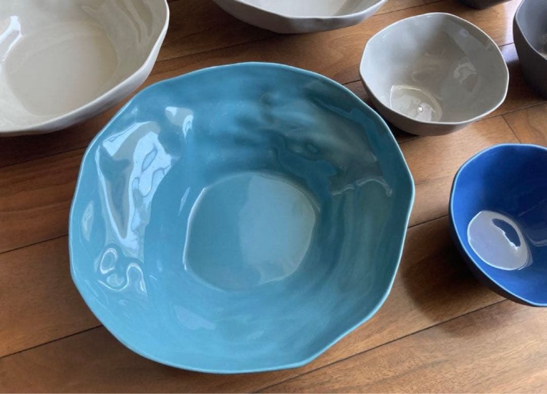 amai 食器セット　高級食器　ベトナム　アマイ　サラダ　皿　お茶碗　8点セット