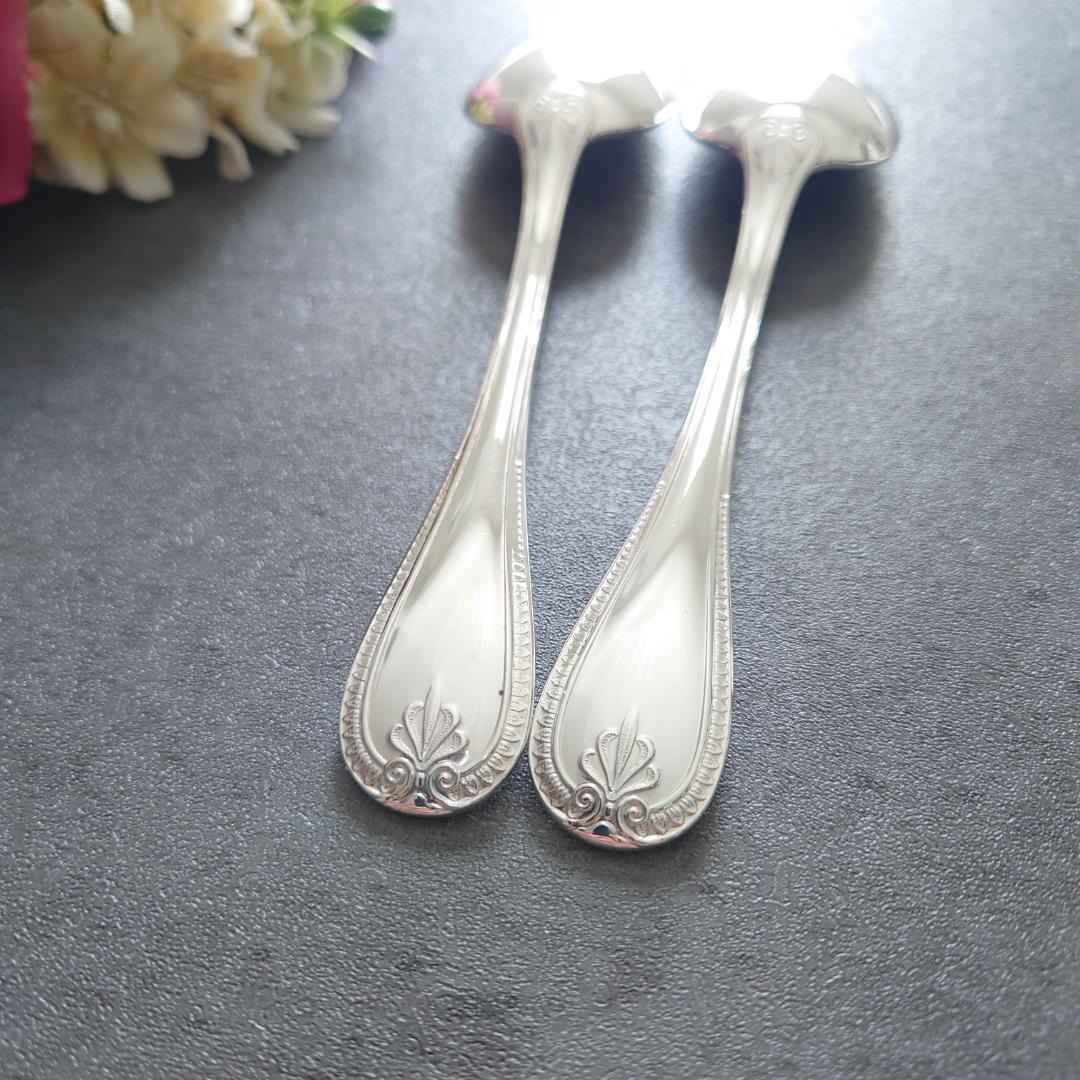 美品 クリストフル マルメゾン ティースプーン 2点