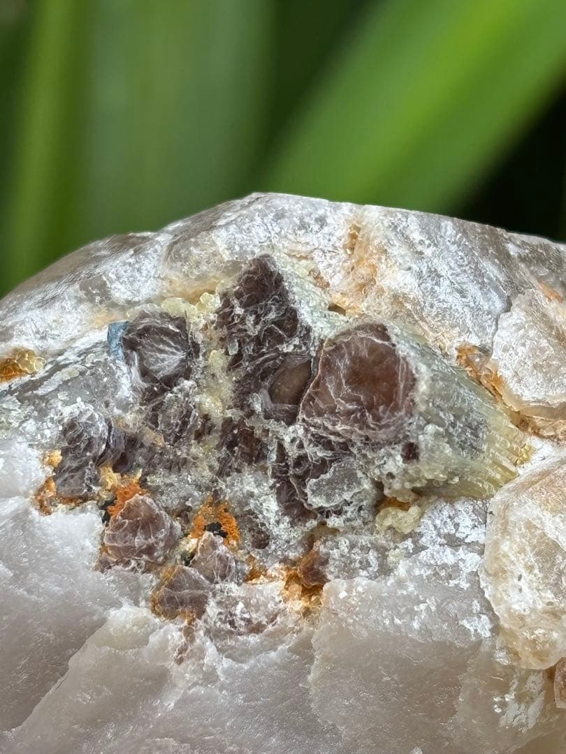 希少 ミナスジェライス州産 シトリン ジャカレー水晶 トルマリン共生