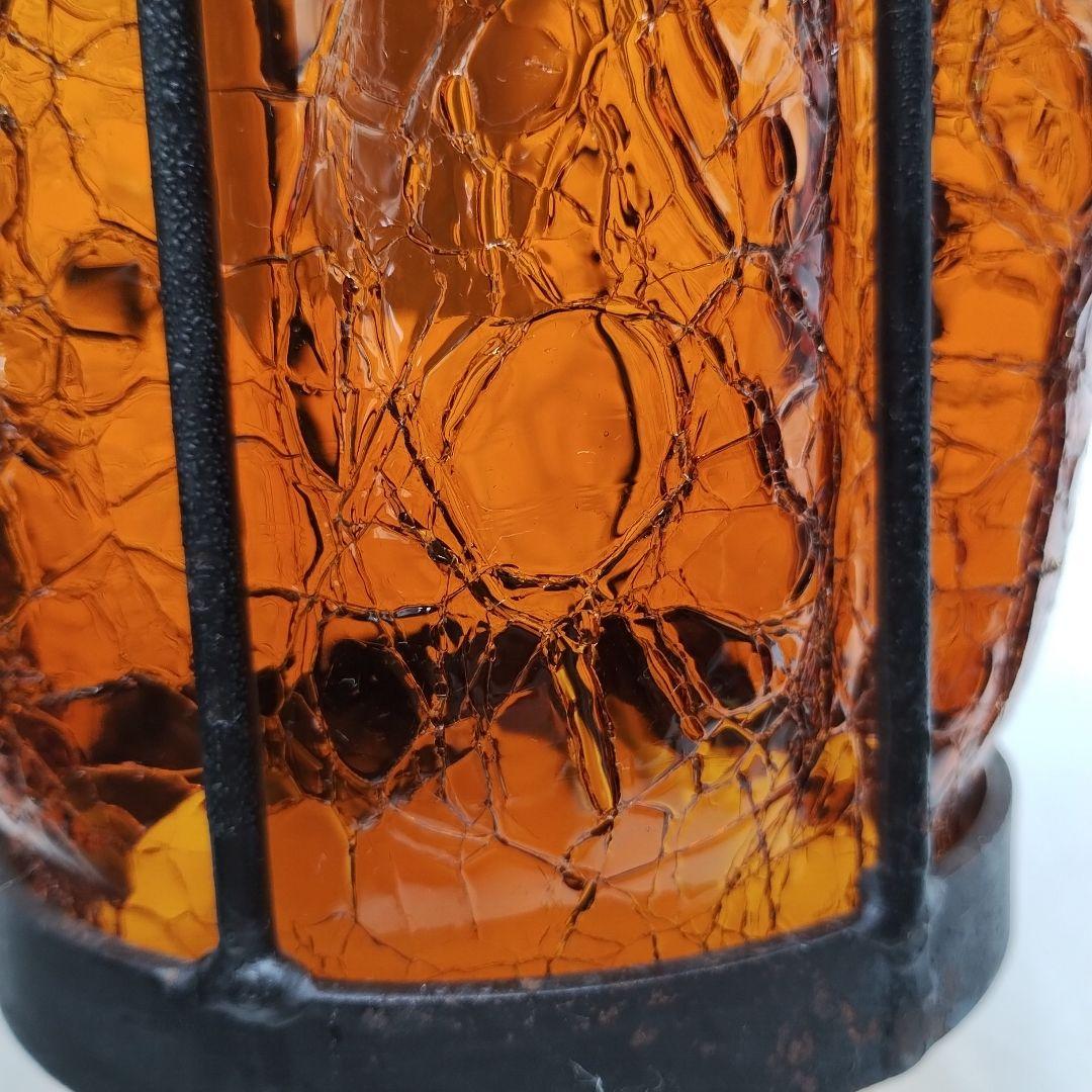 f アンバーガラス 吊り下げライト アンティークヴィンテージ ペンダントライト