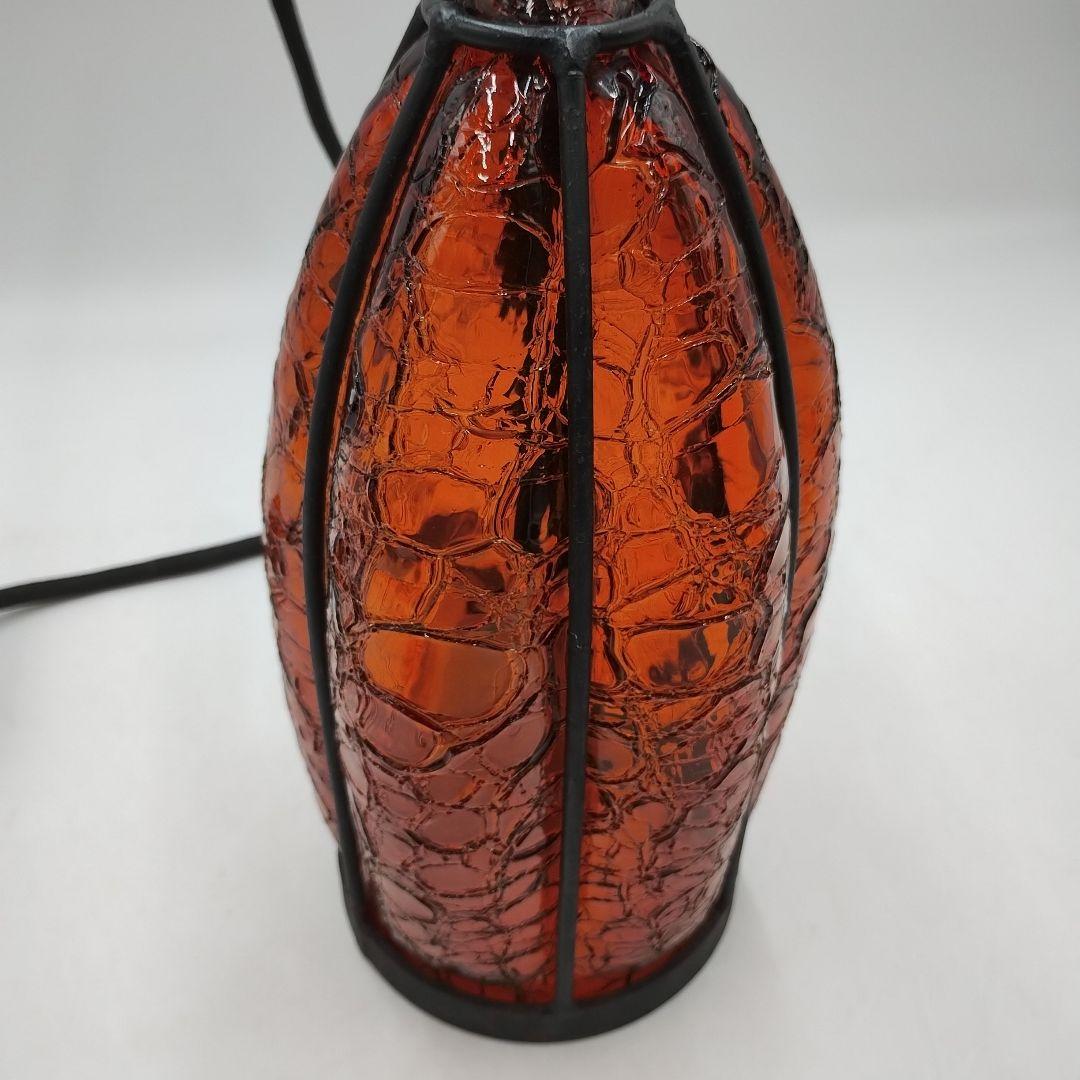 f アンバーガラス 吊り下げライト アンティークヴィンテージ ペンダントライト