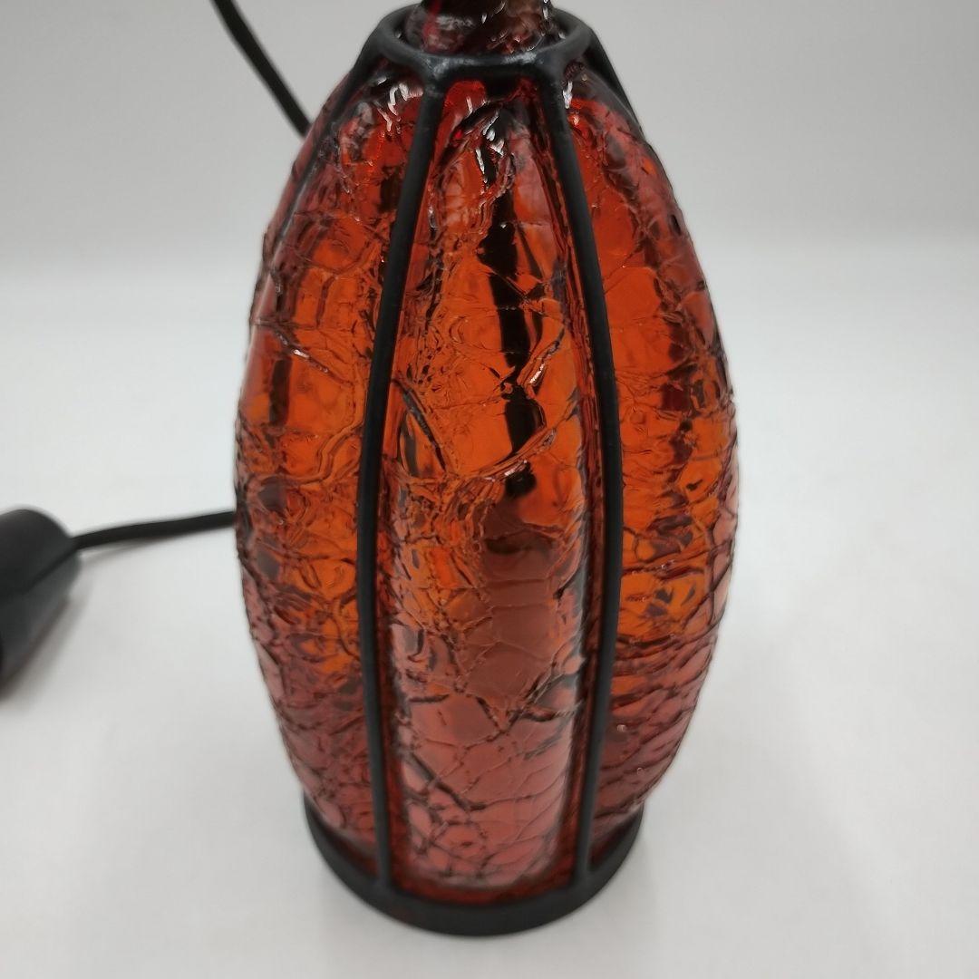 f アンバーガラス 吊り下げライト アンティークヴィンテージ ペンダントライト