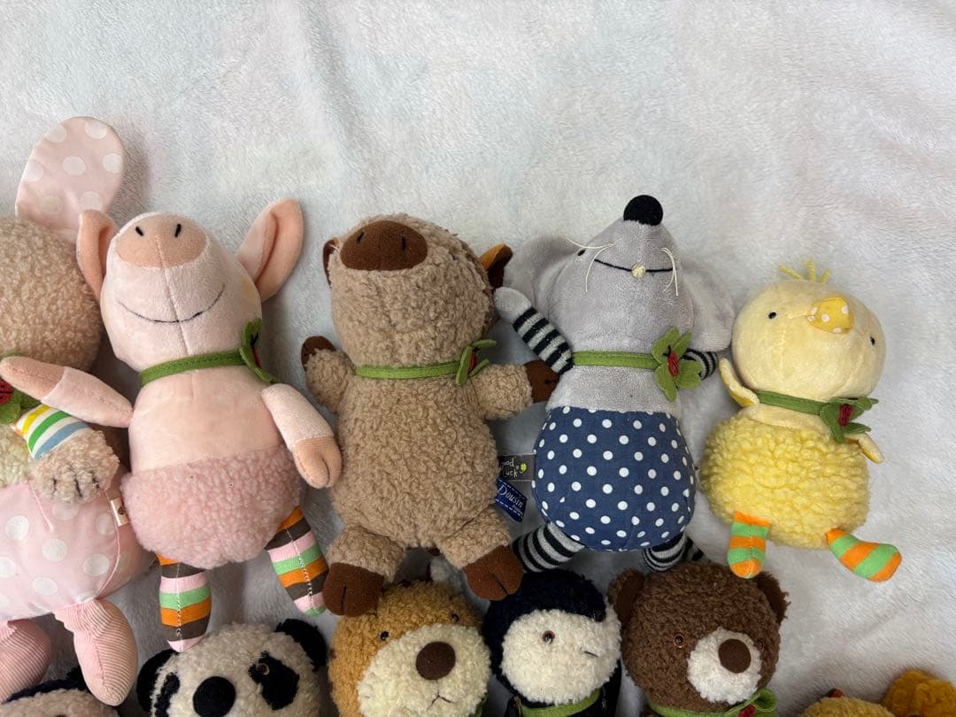 good luck 童心 ぬいぐるみ 大小合わせて45体まとめ売り used