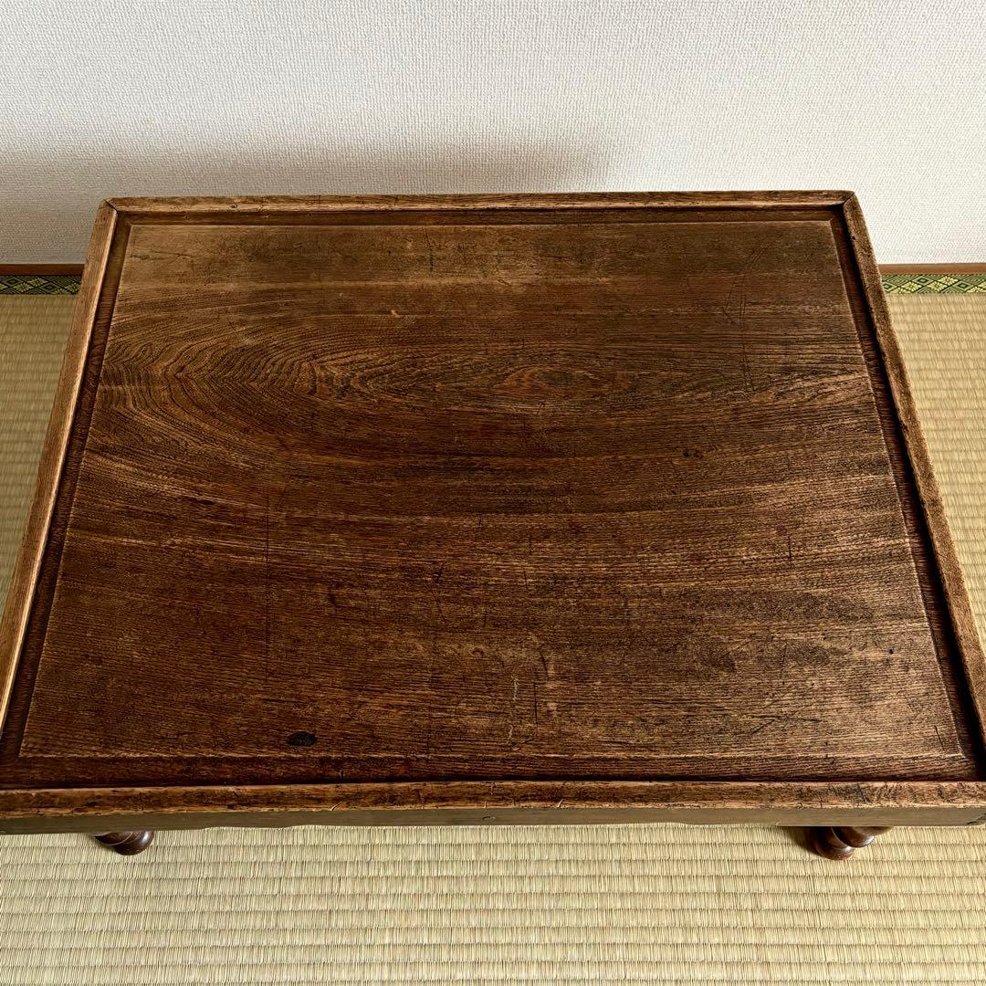 レトロ 木製 テーブル 机 ちゃぶ台 昭和 大正 天然生活 インテリア カフェ