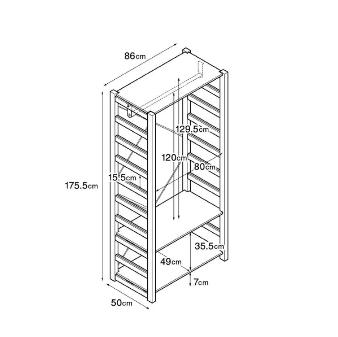 ⭐️美品⭐️廃盤希少⭐️無印良品⭐️パイン材ユニットシェルフ⭐️ワードローブ⭐️カバー付