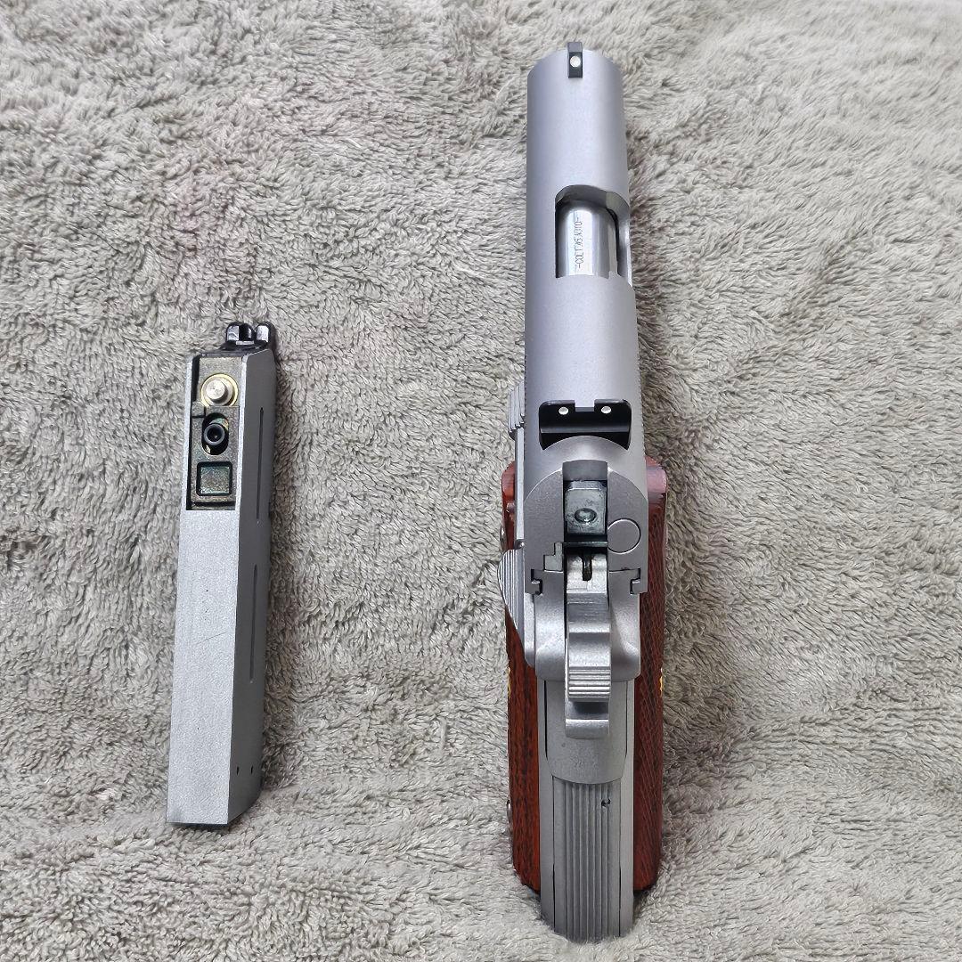 WA 純正HWガスブロ コルト オフィサーズ オールシルバー