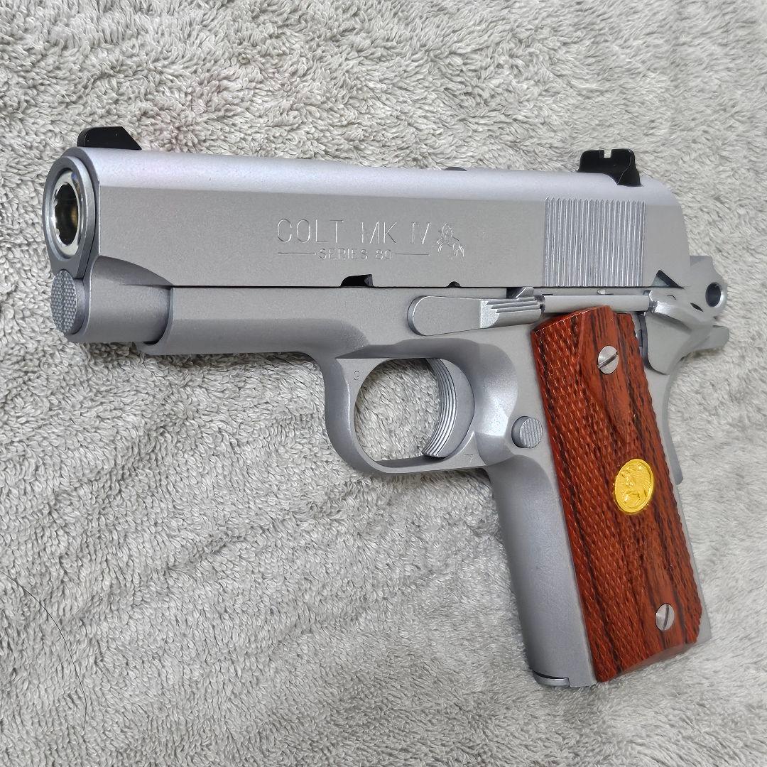 WA 純正HWガスブロ コルト オフィサーズ オールシルバー