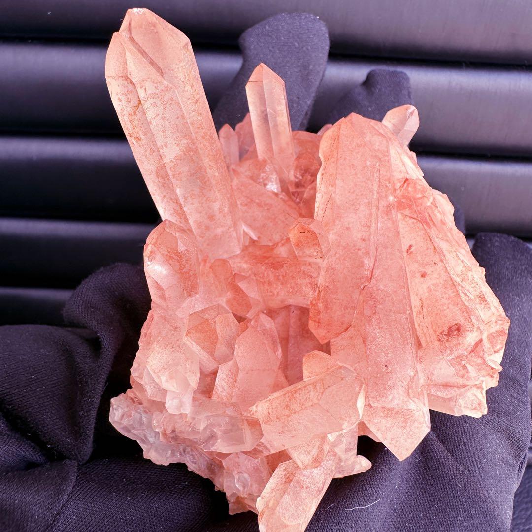 爆レア❗️浄化❗️超綺麗♡超強いパワー ピンク ヒマラヤ クラスター天然石A1553