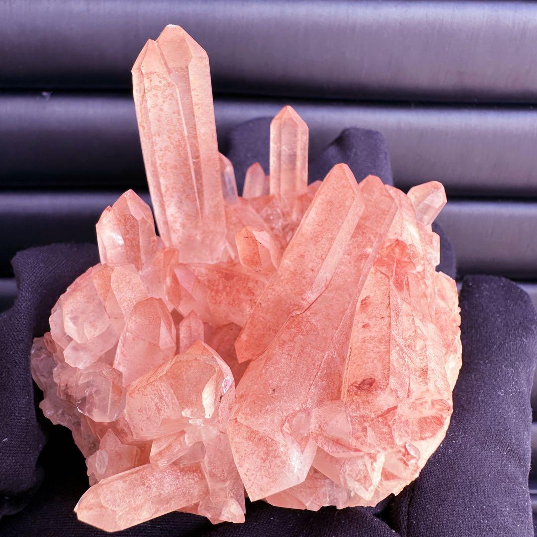 爆レア❗️浄化❗️超綺麗♡超強いパワー ピンク ヒマラヤ クラスター天然石A1553