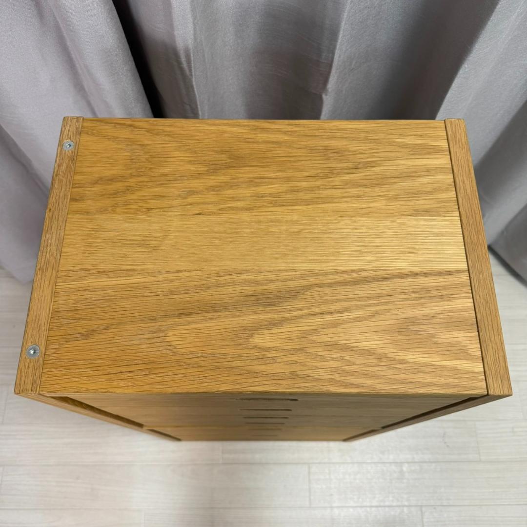 無印良品 スタッキングシェルフ オーク チェスト 2個セット　②