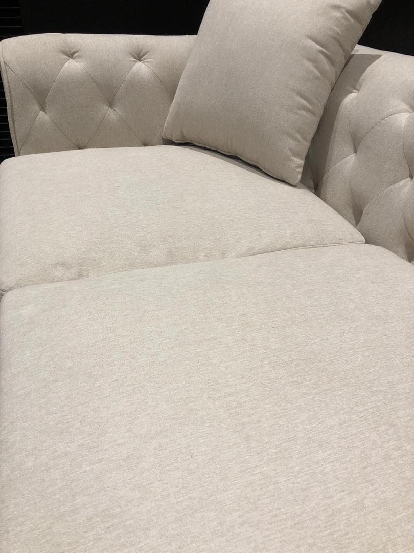 【福岡市限定】【展示品・未使用品】2人掛けソファ クッション付き