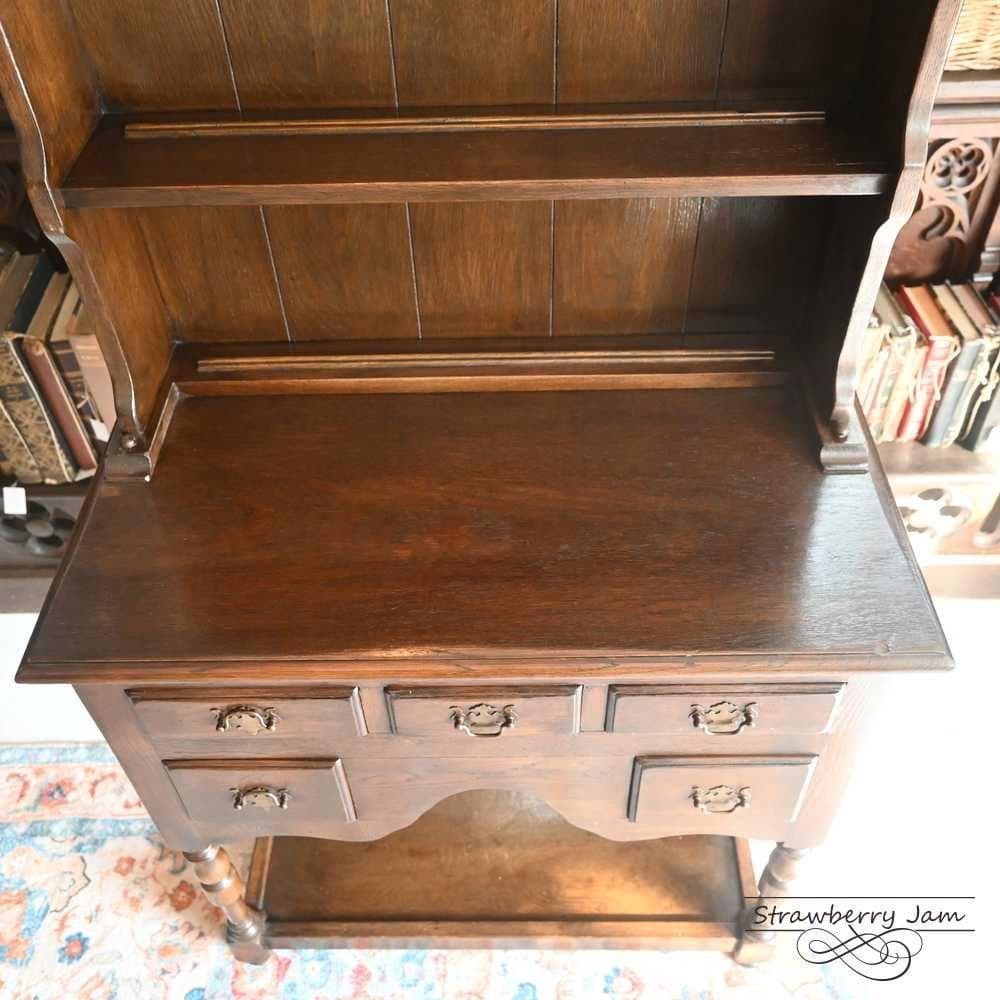 L3710-22 英国アンティーク キッチンキャビットカップボード 食器棚