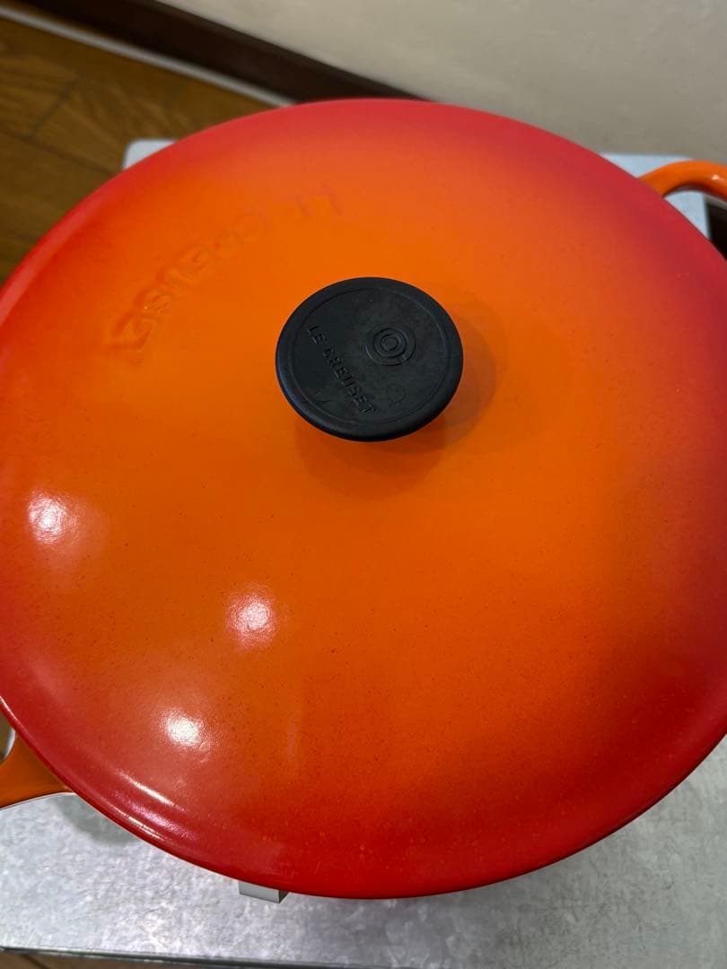 LE CREUSET ル・クルーゼ　マルミット オレンジ 22cm 鍋