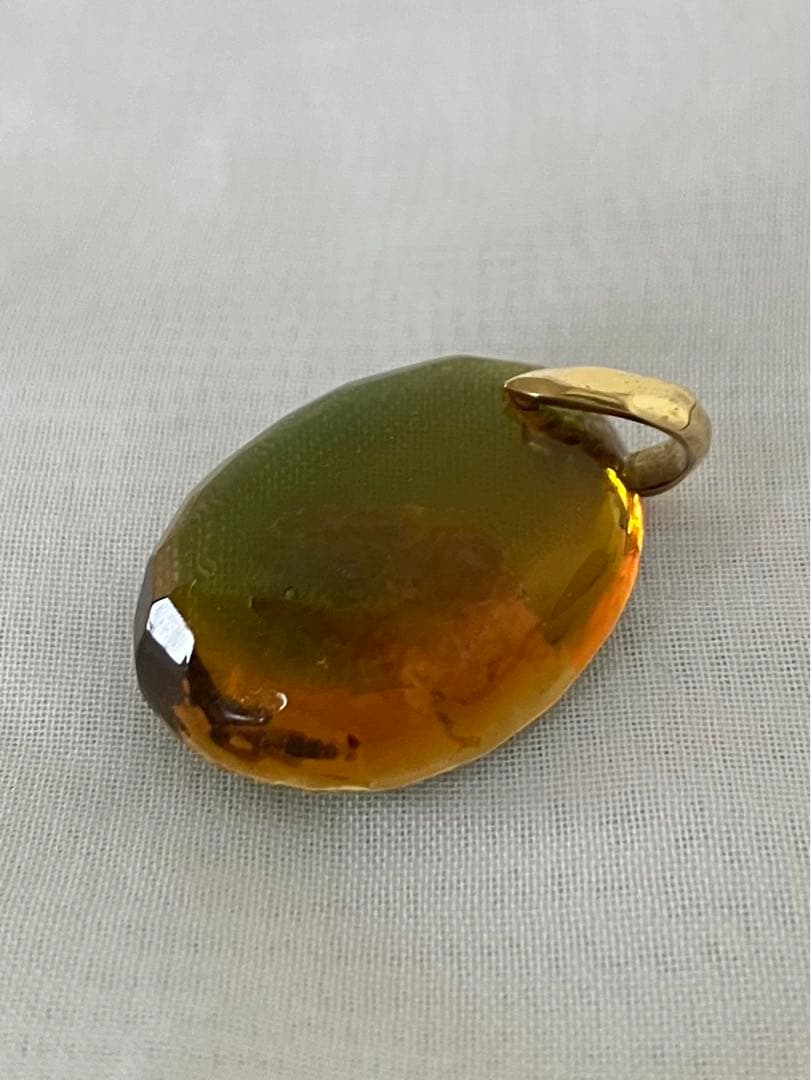 1cmの宇宙　ナカダマサヒデ ペンダントトップ ティラノサウルス　恐竜　ガラス