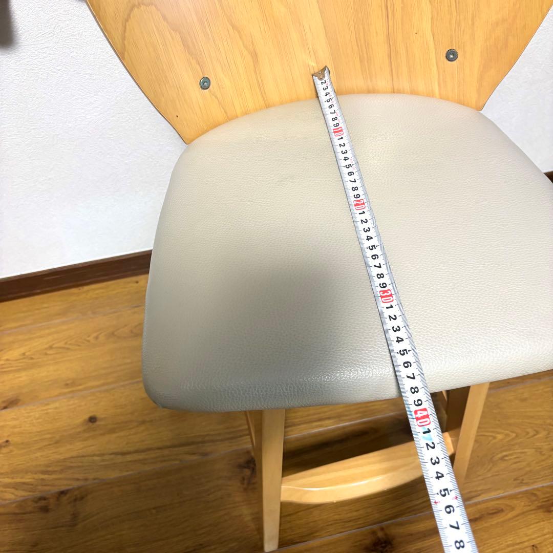 【良品】貞苅椅子製作所 回転椅子　日本製　木製　大川家具