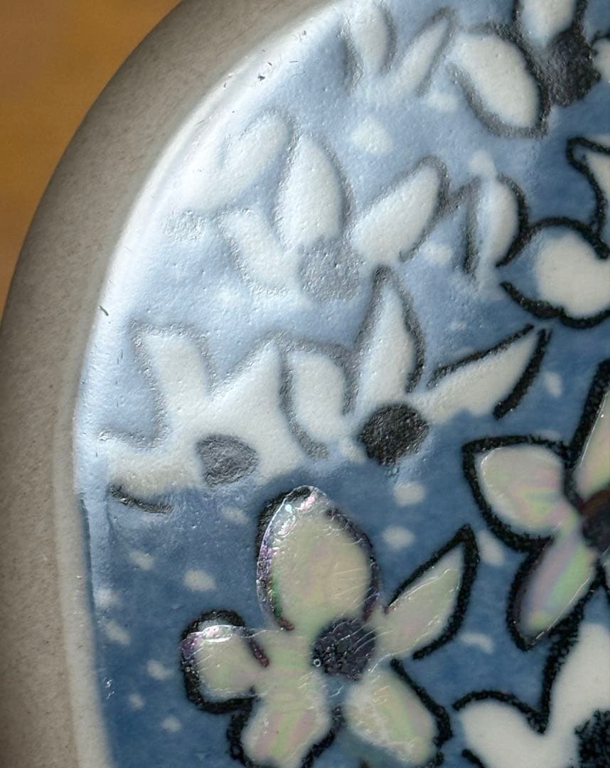 ARABIA アラビア ヘルヤ \"Valkovuokot\" 陶板画