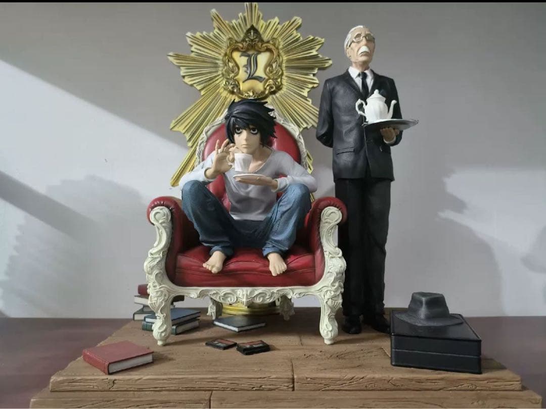 デスノート エル・ローライト L ガレージキット ガレキ スタチュー①