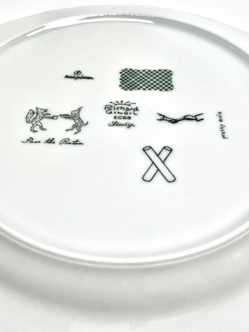 minäperhonen ミナペルホネン×リチャードジノリ×パスザバトン 皿