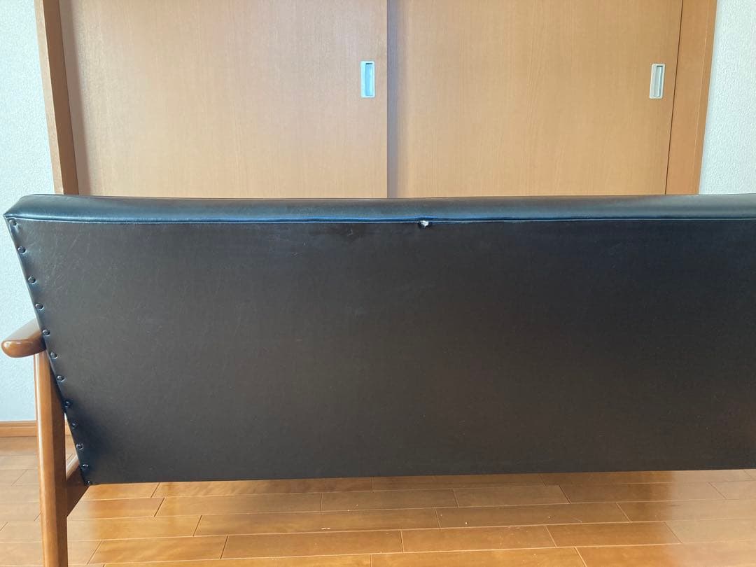 す*ん様 カリモク60 Kチェア2シーター スタンダードブラック