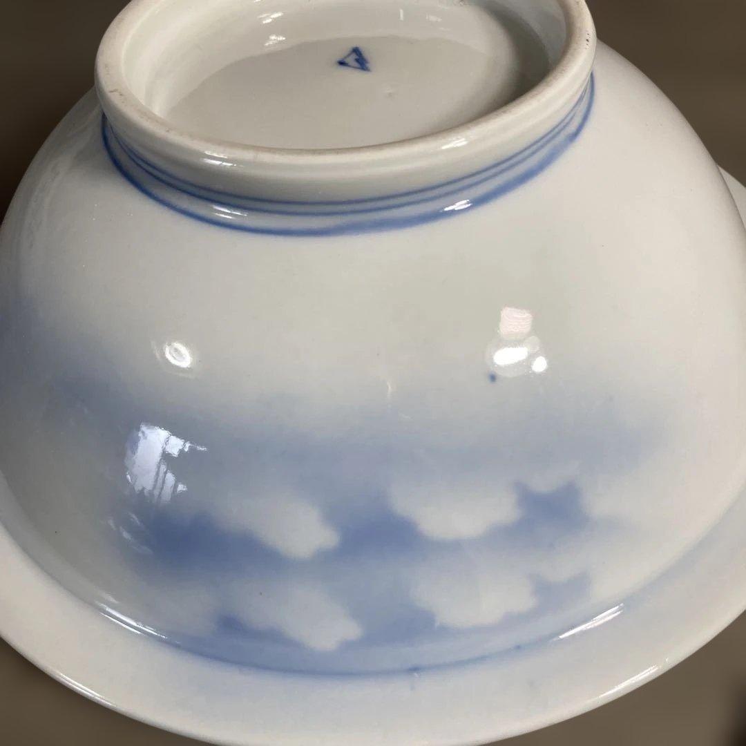 オールド深川製】有田焼の伝統 日本の名窯 有田 深川製磁 染錦富士に鶴