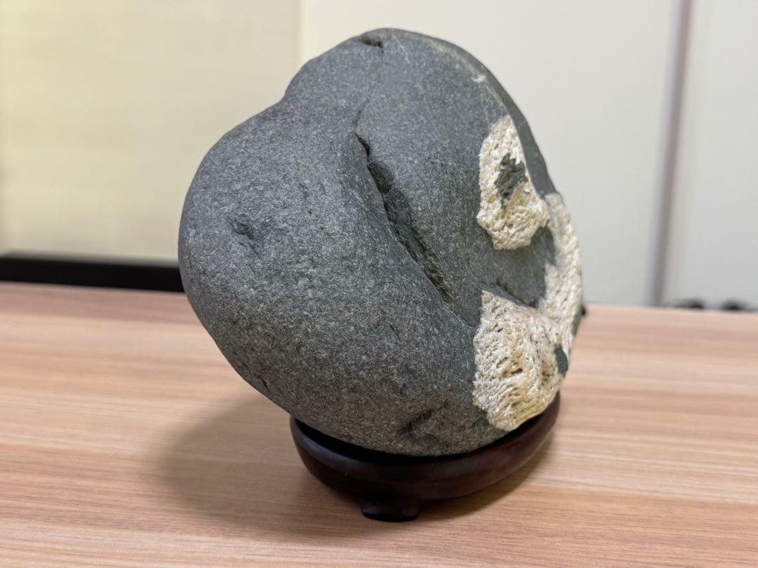 日本一美しい川の石 仁淀川石 青石 水石 紋様石 鑑賞石 自然石 銘石