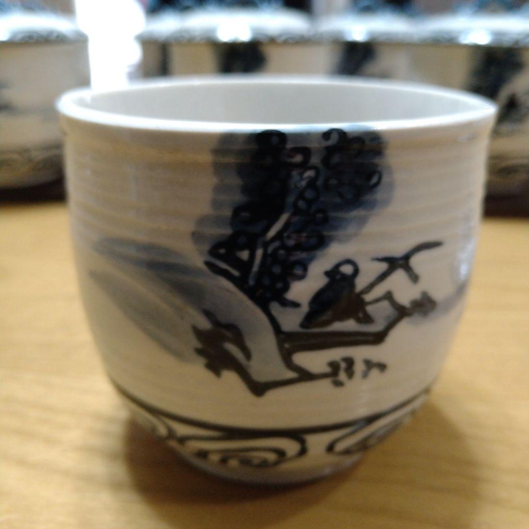 蓋つき煮物椀 10個セット 白と青 陶器 - メルカリ