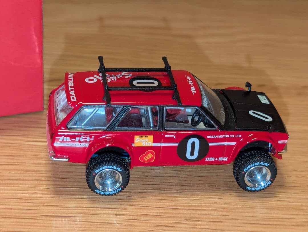 MINIGT 街道ハウス　DATSUN KAIDO 510 WAGON　チェイス