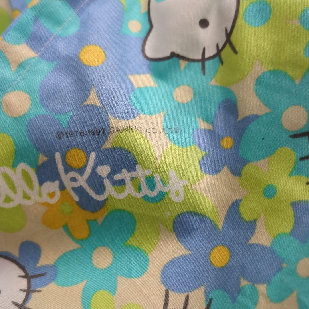 希少☆当時物☆カオハナキティ生地☆Hello Kitty テーブルクロス