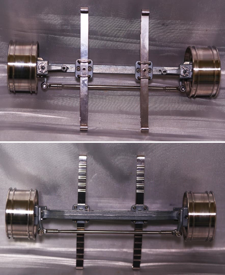 ■SCALECLUB メタル フロントアクセル ホイール・タイヤ付 ノンドライブ