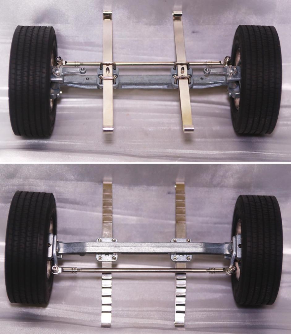 ■SCALECLUB メタル フロントアクセル ホイール・タイヤ付 ノンドライブ