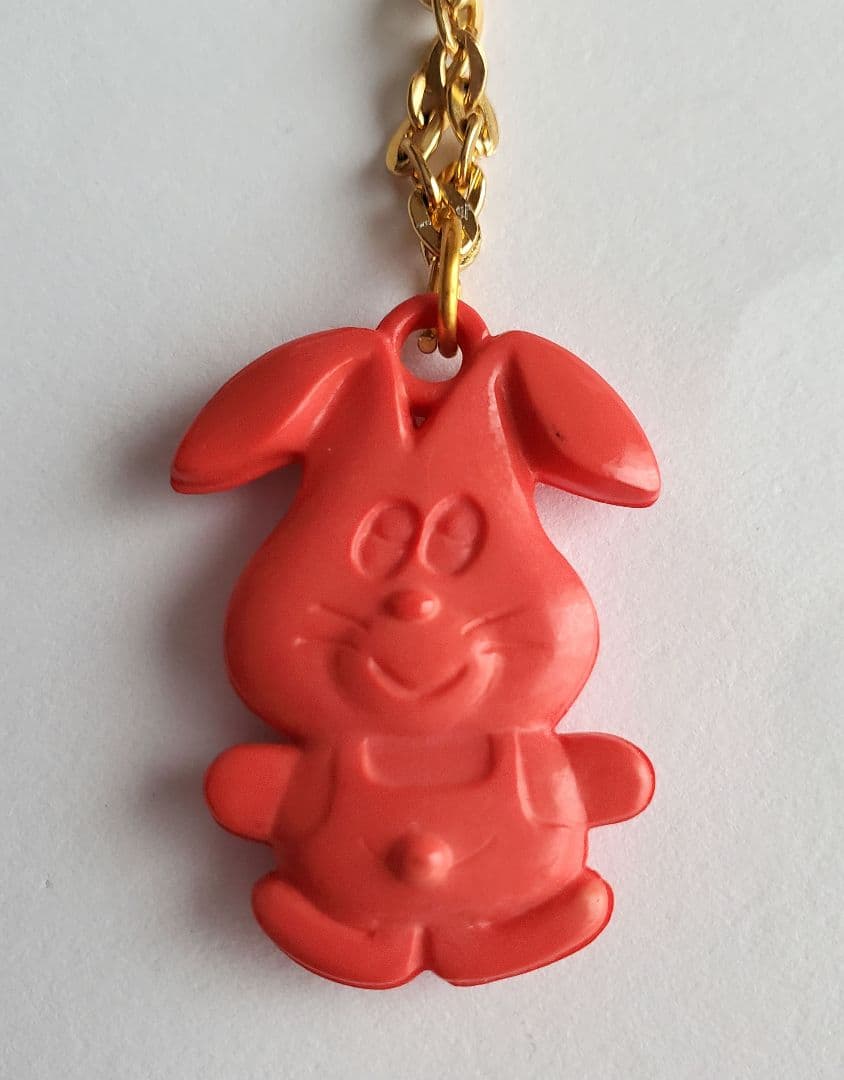 激レア！昭和レトロ カバヤ セボンスター 初期 うさぎ ペンダント 中古品