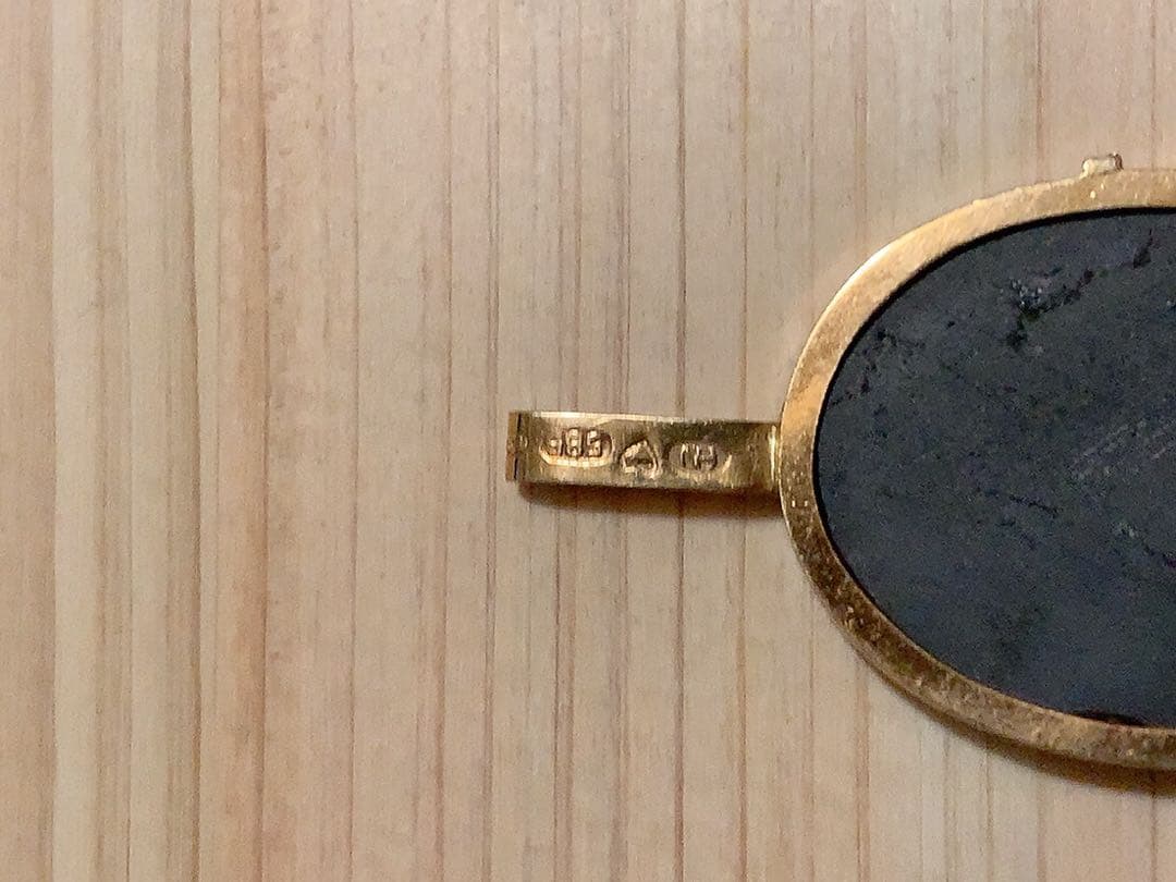 《超希少》Kaunis Koru ペンダント14Kスペクトロライト＋ダイヤモンド