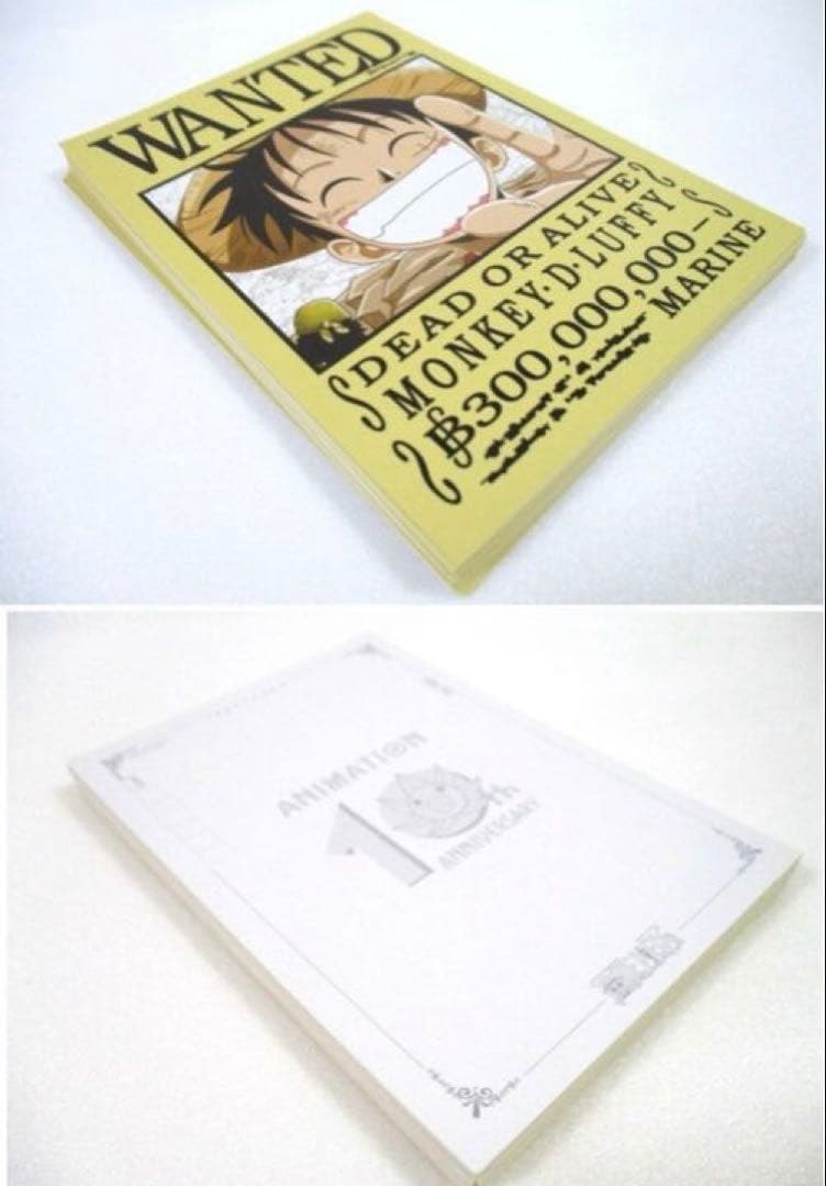 希少】ワンピース アニメ10周年記念 手配書BOX ポストカード 48枚セット
