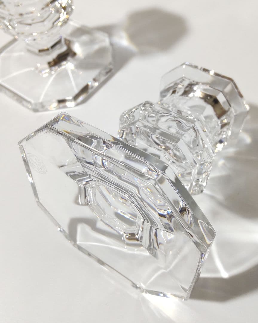 バカラ　アルクールブジョワール　ペア　キャンドルホルダー