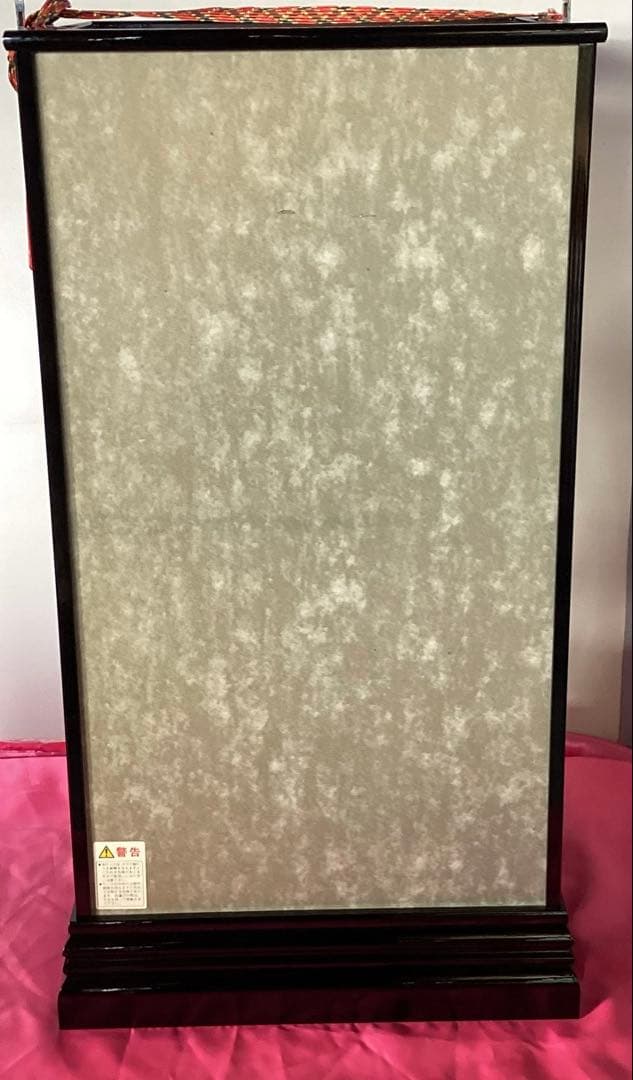 ③ 羽子板飾り　本仕立押絵　隆山作　彩雅　藤娘　本つげかんざし　18号