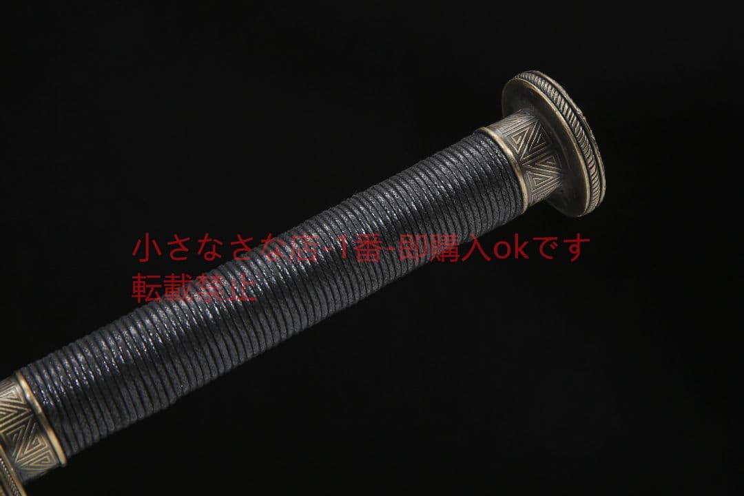 戦国剣二重溝上等烏木高マンガン鋼 古兵器 武具 刀装具 日本刀 模造刀 居合刀