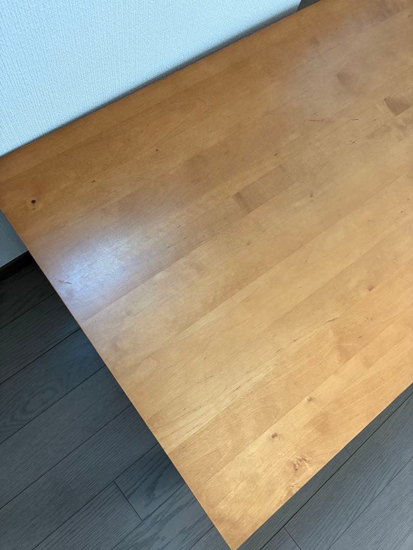 ナチュラルウッド ローテーブル　無印　120×60cm