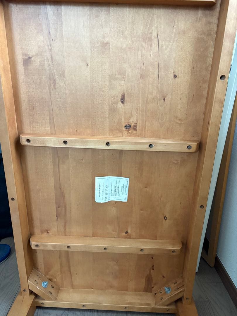 ナチュラルウッド ローテーブル　無印　120×60cm