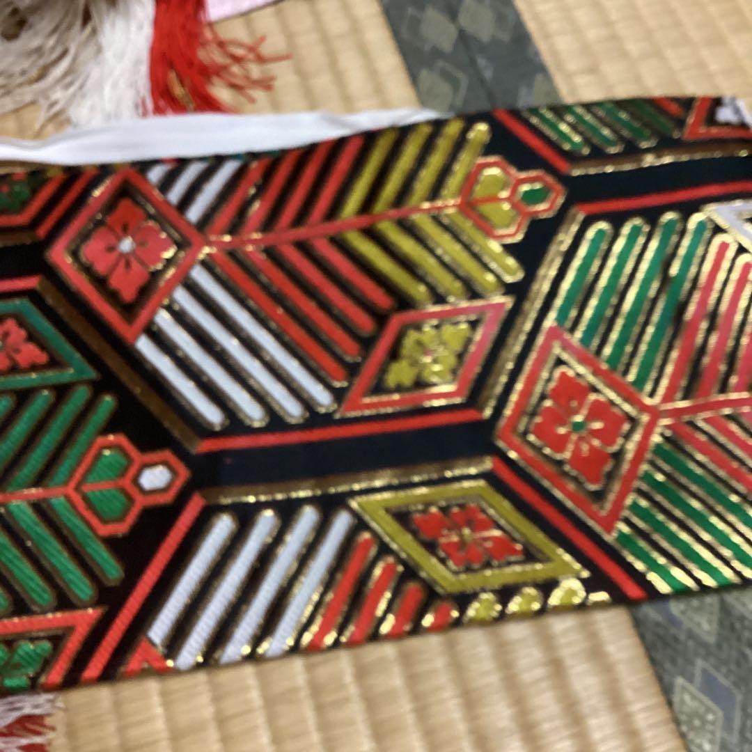 七五三　七歳用のフルセット　帯幅18、5センチ　草履21センチ