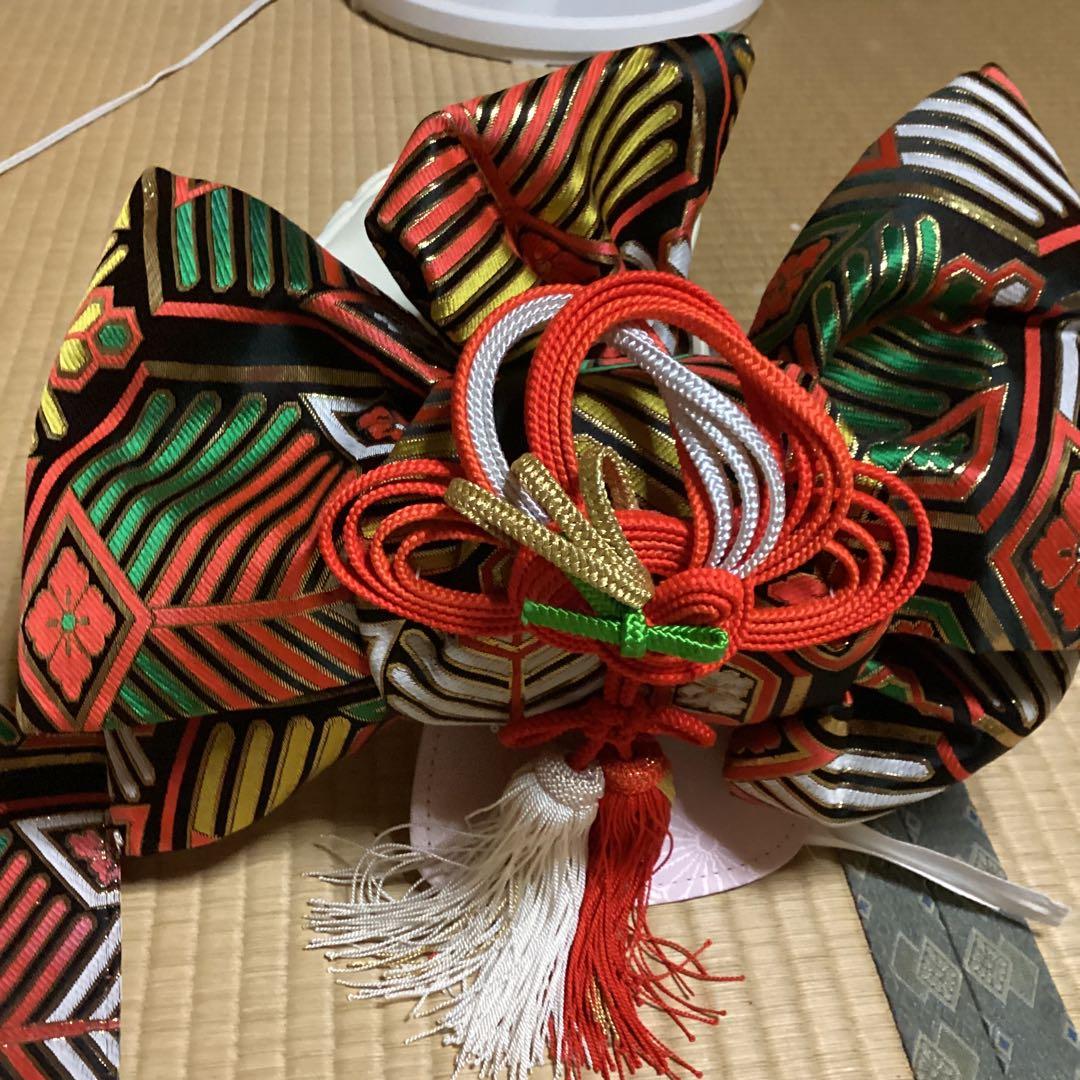 七五三　七歳用のフルセット　帯幅18、5センチ　草履21センチ