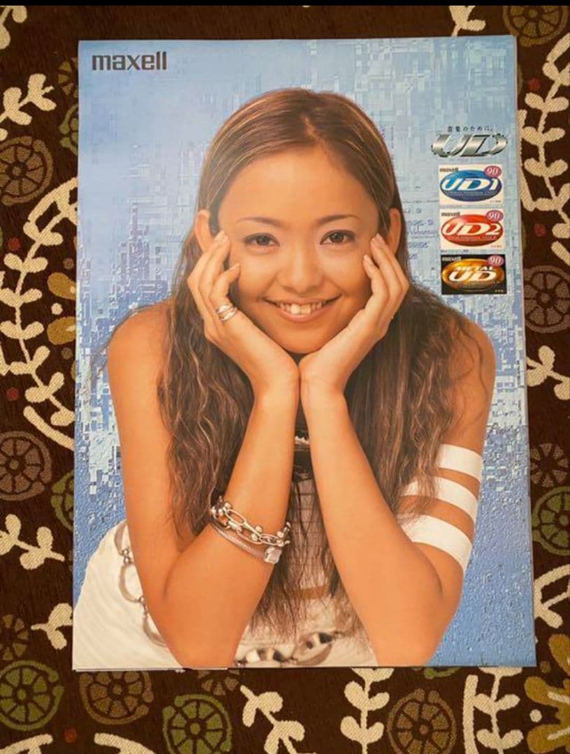 安室奈美恵　A2ポスター　5枚セット 　レア　　未使用 マクセル　本日限り