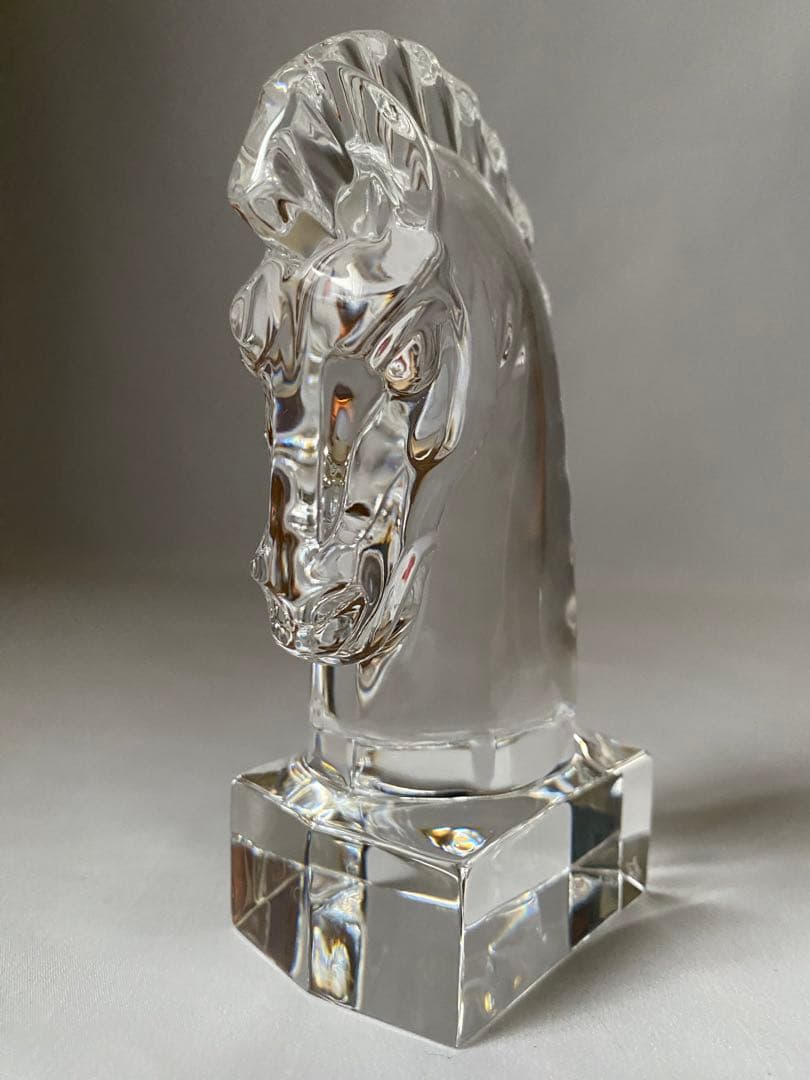 STEUBEN スチューベン　クリスタル　ナイト　ホース　馬　オブジェ　置物