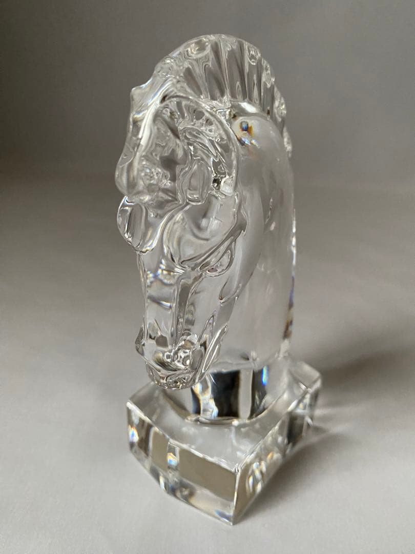 STEUBEN スチューベン　クリスタル　ナイト　ホース　馬　オブジェ　置物