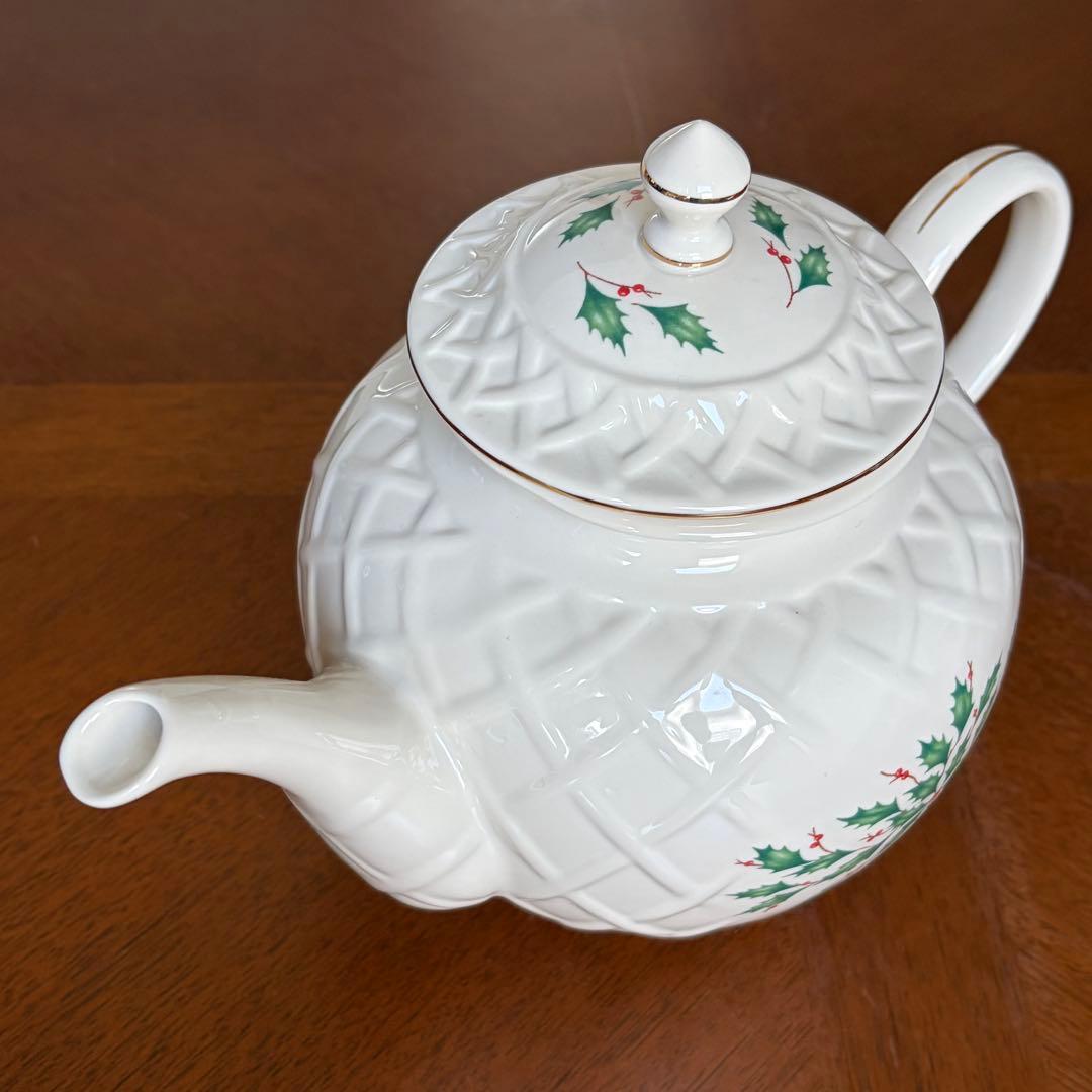 【レア美品】クリスマス★木馬★陶器の小物入れ