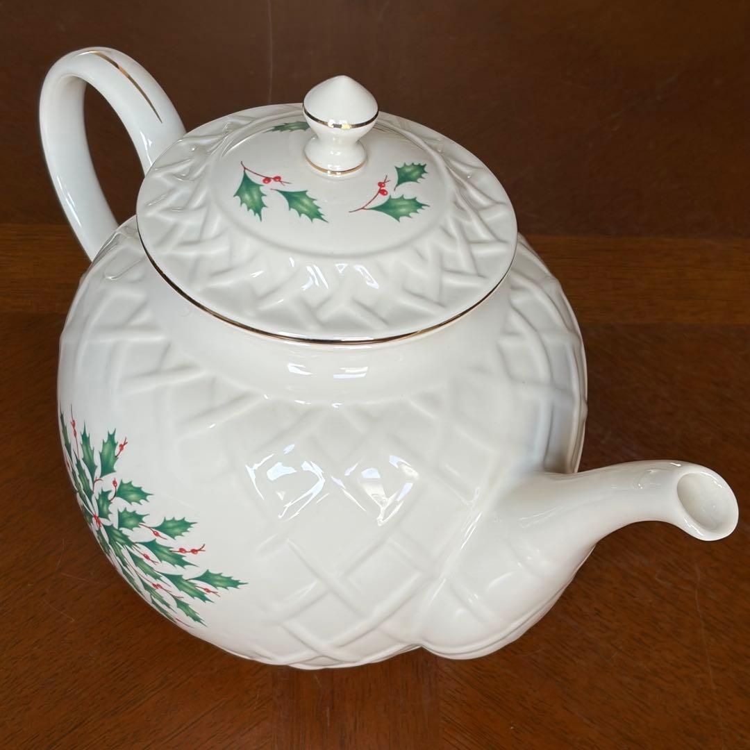 【レア美品】クリスマス★木馬★陶器の小物入れ