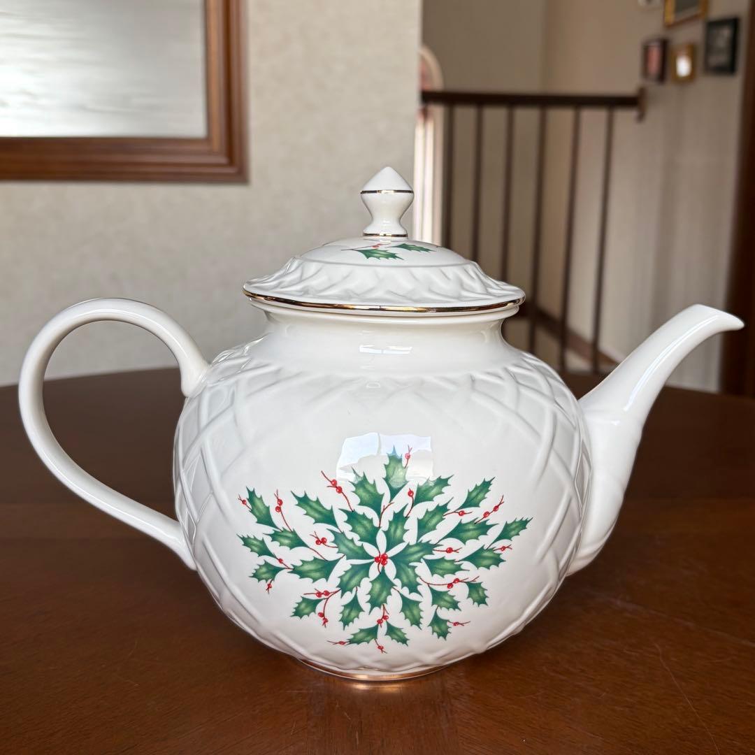 【レア美品】クリスマス★木馬★陶器の小物入れ