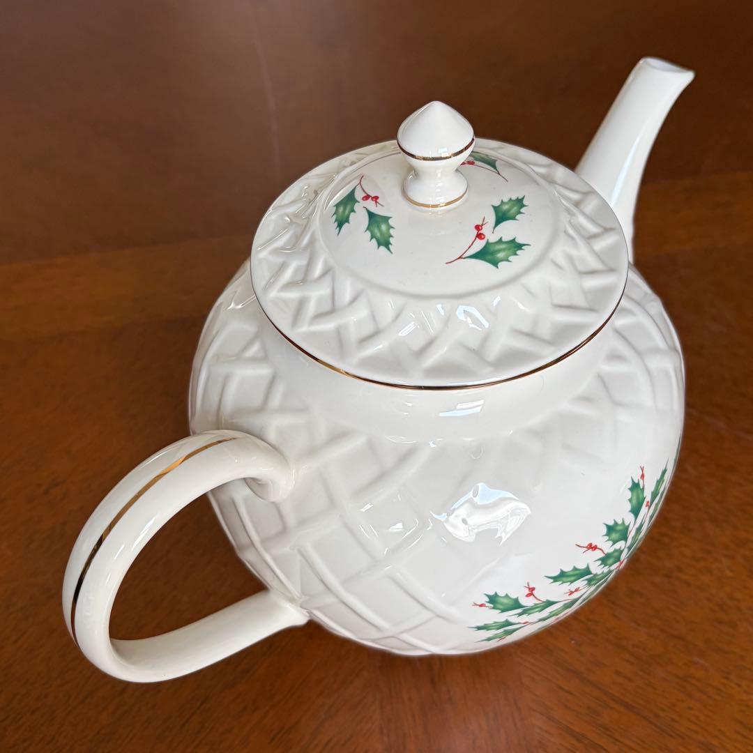 【レア美品】クリスマス★木馬★陶器の小物入れ