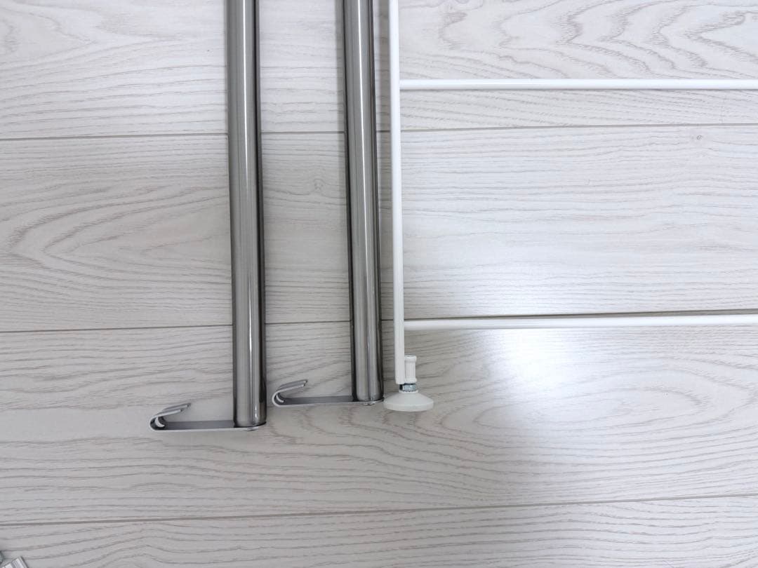 ステンレスユニットシェルフ　追加棚・帆立・クロスバー・ワードローブバー