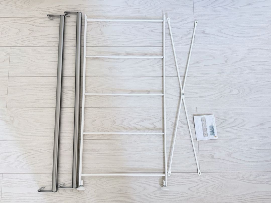 ステンレスユニットシェルフ　追加棚・帆立・クロスバー・ワードローブバー